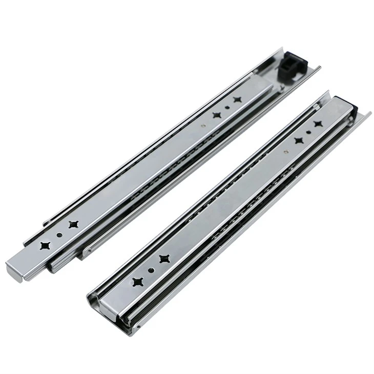 3-section na Stainless Steel Heavy Duty Drawer Slides Para sa Furniture